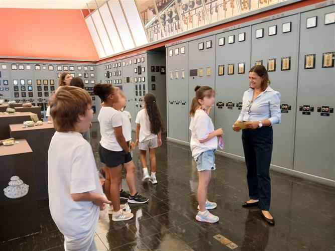 Visita ao museu da eletricidade 